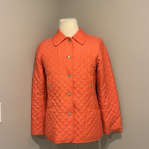 Michael Kors Quilted Orange Jacket - Picture 2 of 6